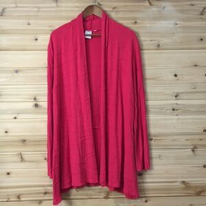 Parsley & Sage Top Womens Large Red Open Front Layering Top